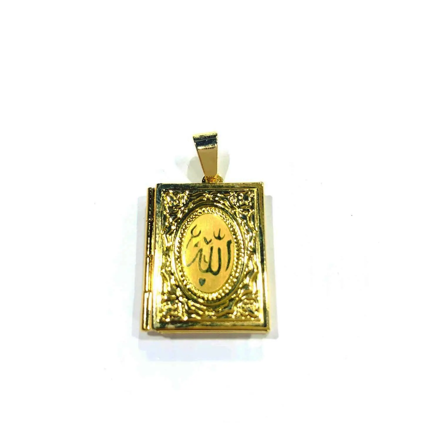 BMZ New arrival allah pendant for photo puting Islam 3*2cm allah pendant gold plated
