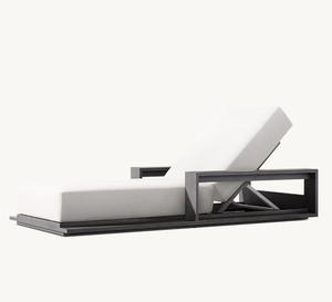 <span class=keywords><strong>BAHIA</strong></span> moderno para todo tipo <span class=keywords><strong>de</strong></span> clima Patio jardín Hotel <span class=keywords><strong>playa</strong></span> piscina tumbona exterior impermeable hecho a mano muebles <span class=keywords><strong>de</strong></span> Metal Chaise <span class=keywords><strong>de</strong></span> aluminio - Product Image 1