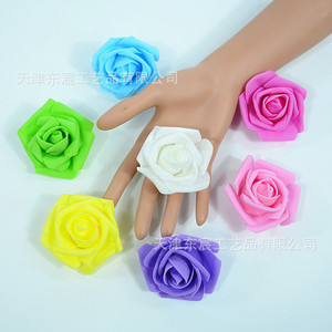 ดอกกุหลาบโฟมประดิษฐ์ ดงเฉิน คราฟต์ส์ 100 สีผสม ขนาดเส้นผ่านศูนย์กลาง 7 ซม. สำหรับตกแต่งงานแต่งงาน ตกแต่งบ้าน ดอกไม้ DIY - Product Image 2