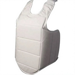 Protector de Pecho para Karate Aprobado por la WKF, PU/Cuero Genuino, Suave y Duradero, Unisex, Personalizable - Product Image 1