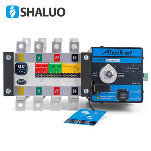 Shaluo Automatic Transfer <b>Switch</b> 160A Three Phase ATS With <b>Timer</b> And Power Off Function For Industrial Use - Product Image 1