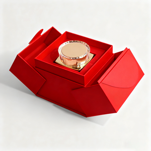 Bán buôn cứng nhắc đôi mở hộp quà tặng cho nước hoa tùy chỉnh cắt nhiệt Hình dạng hộp da mặt kem bao bì hộp giấy - Product Image 6