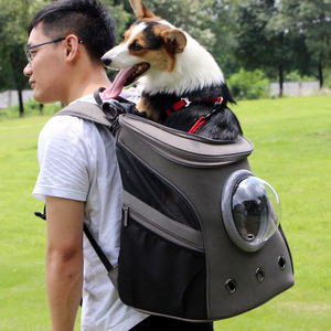 Baolujie Pet Carrier <b>Backpack</b> Canvas Breathable Portable <b>Cat</b> Dog Travel Bag - Product Image 3