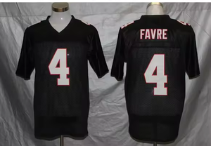 Camisa de Futebol Americano Vintage de Alta Qualidade, Costurada, Retro 4 de 1991, Brett Favre 7, Michael Vick 21, Deion Sanders - Product Image 2