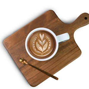 แก้วกาแฟแบบเรียบง่ายทันสมัยขนาด 515 มล. แบบกำหนดเองได้ ลายสองสี ดำขาวคลาสสิก แก้วน้ำเซรามิกสำหรับใช้ในบ้านและสำนักงาน - Product Image 4