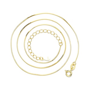 Collier en argent sterling S925 avec chaîne en forme de serpent, chaîne italienne en argent 925 - Product Image 5