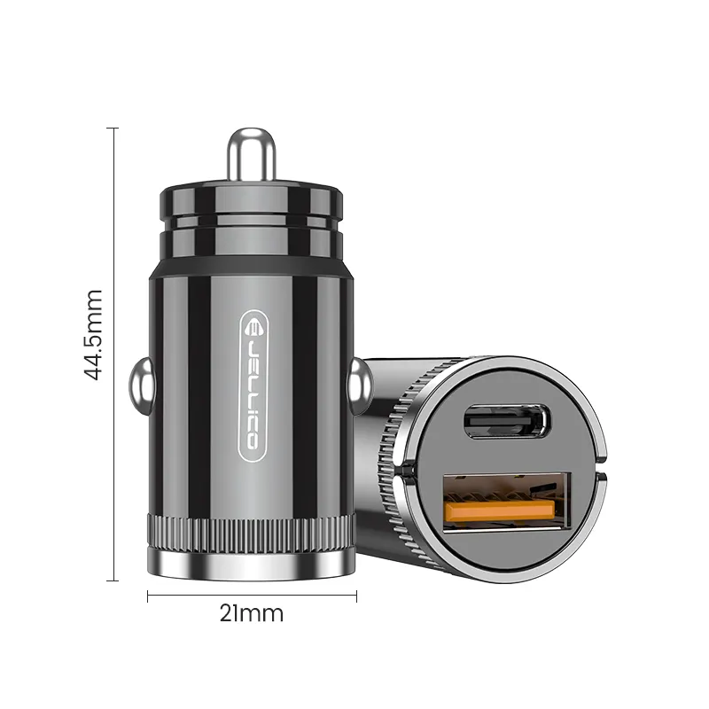 New Double Pull Ring Design 30W PD QC fast charging mobile phone car charger power adapter