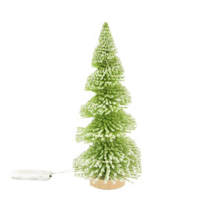 Mini adorno de árbol de Navidad en espiral de alta calidad con luces, pantalla de escritorio personalizada o ventana, regalo de Navidad festivo - Product Image 5