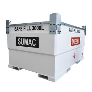 Tanque de Almacenamiento Portátil de Acero al Carbono de Doble Pared SUMAC, Certificado UL142, 500 Galones/1000 Galones, en Forma de Cubo, para Venta en <span class=keywords><strong>España</strong></span> - Product Image 5