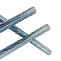 DIN940/DIN975 Hot Selling Threaded Rod Full Thread Screw Carbon Steel Galvanized Ceiling Threaded Rod Customizable