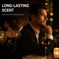 Coffret de parfum pour homme élégant 4-en-1, luxe, longue tenue, boisé chaud, cadeau d'affaires, cadeau de fête, flacon en verre, service OEM personnalisé