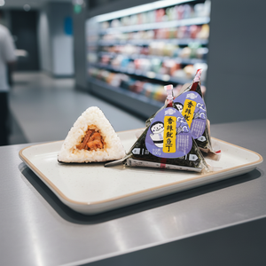 Venta al por mayor Japón bocadillo sushi comida triángulo <span class=keywords><strong>onigiri</strong></span> calamar, carne de cangrejo, atún sushi comida - Product Image 1