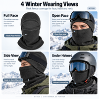 Cagoule polaire coupe-vent pour l'hiver, masque de ski intégral, doublure de casque pour moto et cyclisme, faible MOQ, commande d'essai