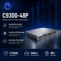 Commutateur d'accès d'entreprise Original Network Essentials C9300-48P 48 ports Gigabit PoE+ ENERGY STAR avec uplink modulaire StackWise