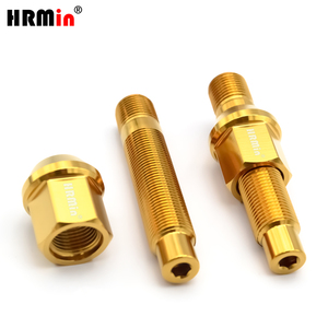 น็อตล้อไทเทเนียม HRMin M12*1.5 มม. เกรด 5 ผลิตจากไทเทเนียม Ti-6Al-4V ชุดน็อตล้อสำหรับรถแข่ง BMW - Product Image 6