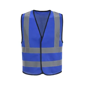 High Vis Safety Reflective Vest Security Industrial Safety Vest Workwear With Logo