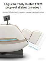 Sillón de Masaje con 5 Programas Automáticos Principales, Envoltura Corporal Completa con Bolsas de Aire, Masaje de Pies con Rodillos, Apto para Personas Mayores y Trabajadores de Oficina