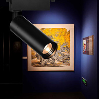 Luces LED Modernas de 9W para Riel, Chip COB, Multiprotocolo, Regulable, Alto CRI 95, Aluminio, para Museos, Galerías de Arte, Salas de Exposiciones, Oficinas