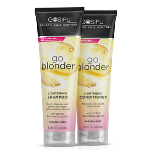 Ensemble shampooing et après-shampooing hydratant et éclaircissant pour plantes d'agrumes naturelles - Product Image 1