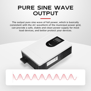 Onduleur solaire hors réseau Solardance 24V 1Kw 12V 1.6Kw à sortie unique, onde sinusoïdale pure, chargeur hybride, efficacité 98% - Product Image 3