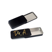 Échantillons Gratuits Personnalisables avec Logo Boîte Métallique Rectangulaire pour Bonbons à Croquer, Menthe, Parfum Solide 5g 10g avec Couvercle Coulissant