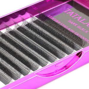 Nhà máy nhanh chóng vận chuyển bán buôn giá rẻ 5D Clover lông mi mở rộng lụa Faux Mink Lông mi giả lông mi tổng hợp mở rộng - Product Image 2