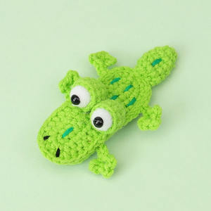 إكسسوارات شعر رخيصة لطيفة مصنوعة يدويًا مخلب دبوس شعر فريد محبوك كروشيه تمساح طقم للأطفال والفتيات - Product Image 2