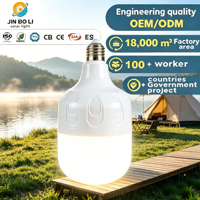 Ampoule LED d'extérieur pour jardin, culot B8, 6000K, lumière du jour, télécommande tactile, intensité réglable, 5000 lumens, super lumineuse, protection des yeux