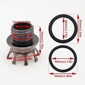 Bouchon de réservoir de carburant CNC pour <span class=keywords><strong>moto</strong></span> 883 XL1200 48 72 Softail Fat Boy Dyna - Product Image 2