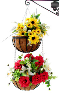 Bán buôn 3-Tier có thể gập lại Liner planter Treo Giỏ Hot Bán người làm vườn cách nhiệt công cụ - Product Image 2