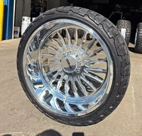 Jantes forgées sur mesure FANXI 20 22 24 26 28 30 pouces 22x12 22x14 pour Ford F250 8x170 24x14 8 trous pour Ram2500 avec enjoliveurs flottants