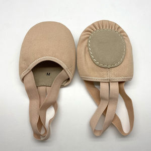 Zapatillas de Ballet de Media Suela Suaves para Danza Jazz y Gimnasia, con Forro de Algodón y Lona Elástica para Mujer, Tallas de EE. UU. en Stock - Product Image 1