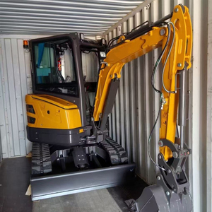 รถขุดขนาด 2.5 ตัน เครื่องยนต์คูโบต้า รถตักดินแบบตีนตะขาบ รถขุดขนาดเล็กสำหรับงานเกษตร รถขุดขนาดเล็กพร้อมบุ้งกี๋แบบมีหัวหนีบ - Product Image 2