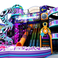 Équipement de jeu souple modulaire personnalisé pour enfants, aire de jeux intérieure, tunnel, toboggan, piscine à balles, structure d'escalade, centre de divertissement pour tout-petits et écoles maternelles