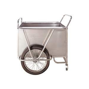 Carrito de Lavandería de Acero Inoxidable Deman Ac55 con Ruedas para Uso Comercial - Product Image 1