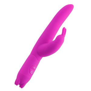 Vibratore a 10 funzioni <span class=keywords><strong>Vibe</strong></span>-O coniglio con 10 modalità di Escalation delle pulsazioni in Silicone impermeabile addominali disponibili in rosa viola blu - Product Image 3