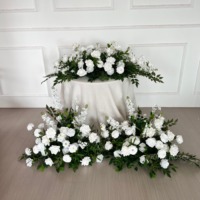 Nouveau style, vert et blanc, vente en gros, bouquet de mariage, décoration de table de mariage, arrangement, boule de fleurs artificielles