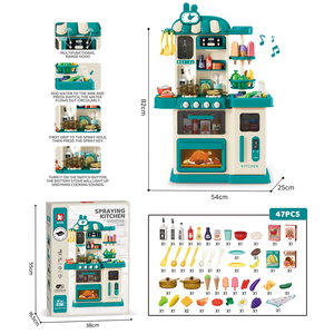 Juego de 47 Piezas de Juguetes de Cocina para Niños, Cocina de <span class=keywords><strong>Juguete</strong></span> con Fregadero, Accesorios de Cocina, Utensilios de Cocina - Product Image 6