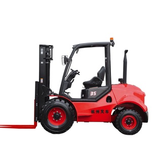 2.5Ton 3Ton 4WD dış mekan kullanımı Off Road <span class=keywords><strong>Forklift</strong></span> 4x4 tüm arazi bozuk arazi forklifti - Product Image 2