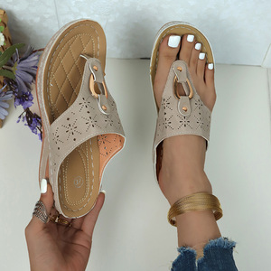 Nouvelles sandales compensées légères et décontractées pour femme, style Asie du Sud-Est, grandes tailles, pour l'été et la plage 231 - Product Image 6