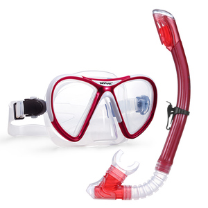 Set <span class=keywords><strong>de</strong></span> Máscara <span class=keywords><strong>de</strong></span> Buceo Wave, Gafas <span class=keywords><strong>de</strong></span> Buceo <span class=keywords><strong>de</strong></span> Visión Amplia para Deportes Acuáticos con Snorkel - Product Image 3