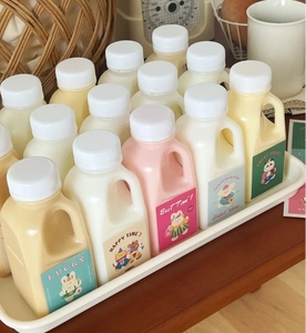 Stock Milk Tea Juice Beverage <strong>Bottle</strong> 350ml 500ml <strong>Plastic</strong> <strong>Drinking</strong> <strong>Bottle</strong> - Product Image 6