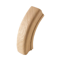 Modernes Design Buchenholz Handlauf für runde Treppen Newel Schritt und Säule Handlauf Säule Holz geländer Anwendung