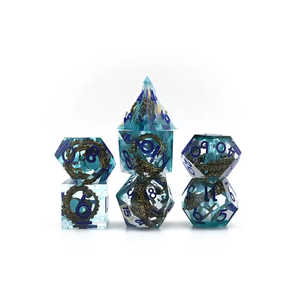 Tentacules de Cthulhu - texte bleu sur transparent