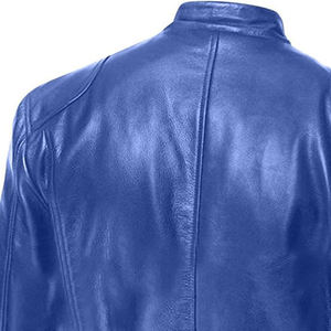 Veste en cuir de mouton de haute qualité pour hommes Logo personnalisé Vêtements de mode à capuche légers pour l'hiver - Product Image 6