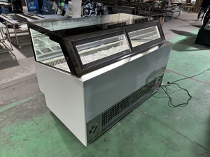 Mini réfrigérateur à crème glacée de <span class=keywords><strong>table</strong></span> personnalisé congélateur à affichage profond pour crème glacée avec 2 portes en verre - Product Image 5