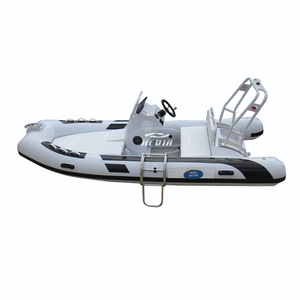 CE 14 pies-Barco de aluminio soldado, pvc, hypalon v, rib de casco de aluminio schlauchboot gomone 430 - Product Image 5