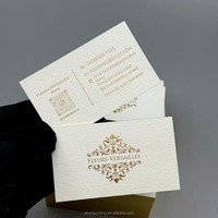 Cartes de visite personnalisées en feuille d'aluminium, carton noir épais, bords dorés, couleur Pantone, image de marque professionnelle haut de gamme