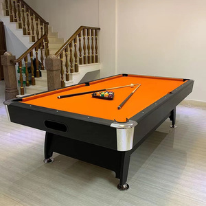 Mesas de Billar Profesionales Modernas para el Hogar de 7, 8 y 9 pies, Fabricadas en MDF, con Bolsillos de Plástico y Accesorios Completos, Venta al Por Mayor - Product Image 1