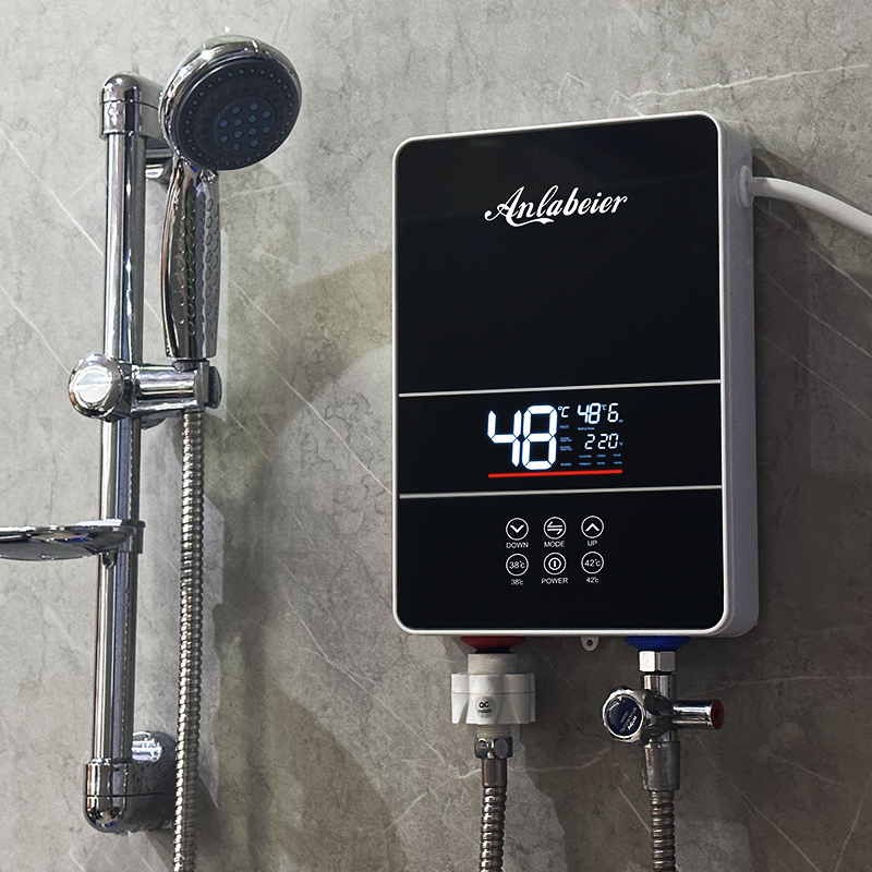 2025 Smart 3500W-6000W 220V Fast Heating Touch Screen Wall-Mounted Instant Hot Water Heater WiFi Remote Control for Hotel